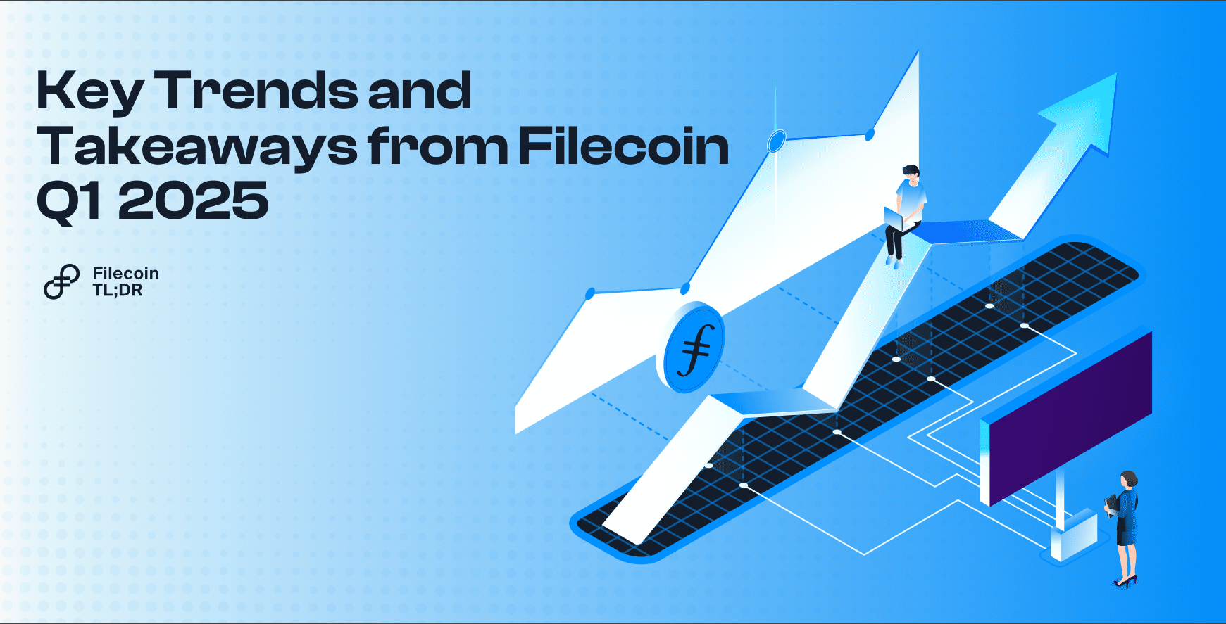 Illustration of: Key Trends and Takeaways from Filecoin Q1 2025